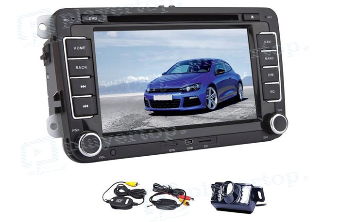 Autoradio 2 DIN GPS camera recul